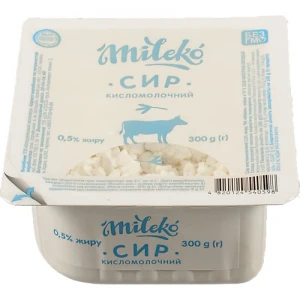 Сир к.м. Mileko 300г 0.5% ванільний