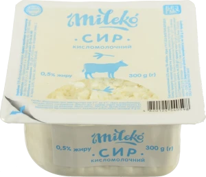 Сир к.м. Mileko 300г 0.5% ванільний