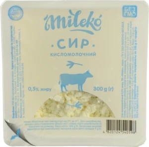 Сир к.м. Mileko 300г 0.5% ванільний