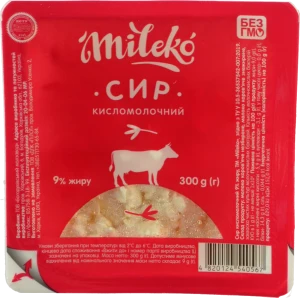 Сир к.м. Mileko 300г 9% ван.