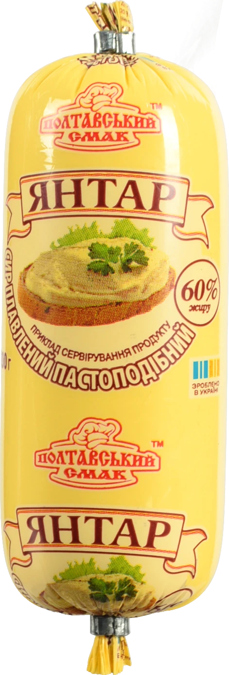 Сир плавлений 60% Янтар Полтавський смак м/у 200г