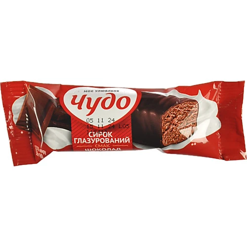 Сирок глазурований 15% Шоколад Чудо м/у 36г
