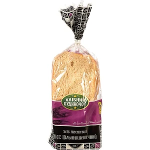 Хліб тостовий 100% цільнопшеничний Хлібний Будиночок 325г