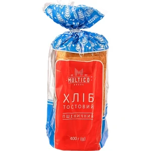 Хліб тостовий Multico 400г пшеничний нар.
