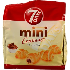 Круасани з какао начинкою Mini 7 Days 185г