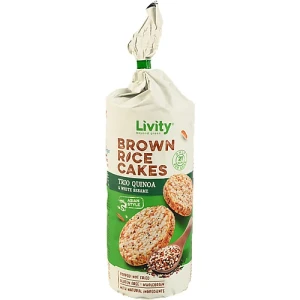 Хлібці рисові Livity з кіноа та кунжутом 100г