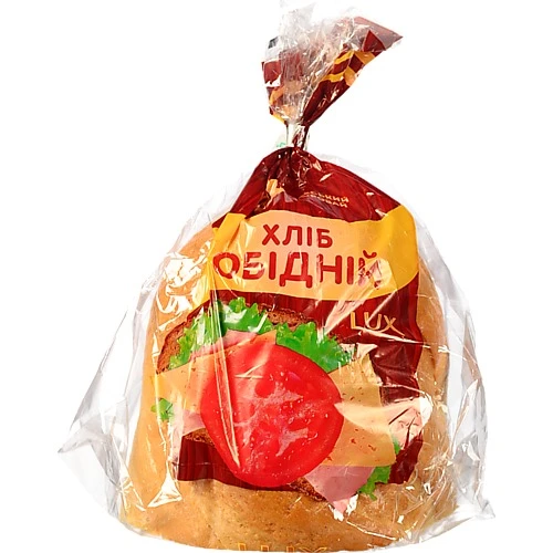 Хліб половинка Обідній Lux Одеський хлібозавод №4 м/у 375г