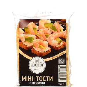 Міні тости Multico 90г пшеничні