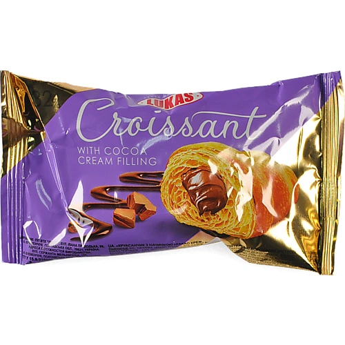 Круасан з начинкою какао крем Lukas м/у 45г