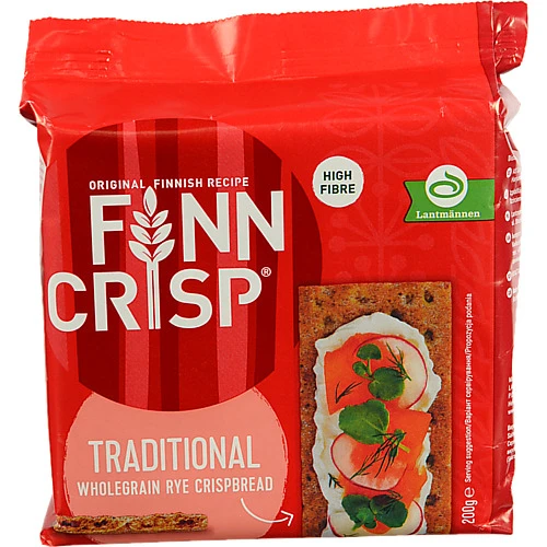 Хлібці житні цільнозернові Traditional Finn Crisp 200г