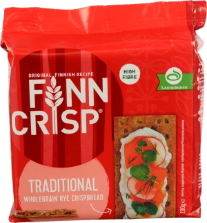 Хлібці житні цільнозернові Traditional Finn Crisp 200г