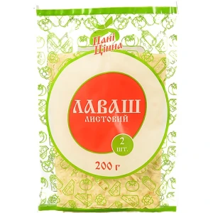 Лаваш Пані Цінна 200г 2шт.