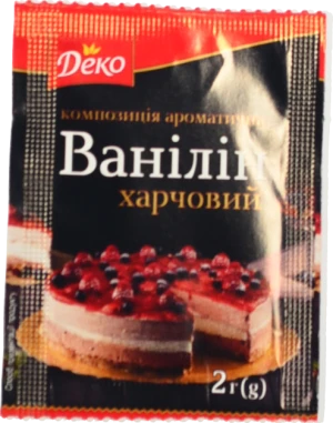 Ванілін харчовий Деко 2г