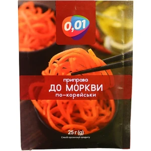 Приправа 0.01 25 г до моркви по-корейськи