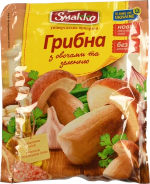 Приправа Smakko Грибна з овочами та зеленню 80г