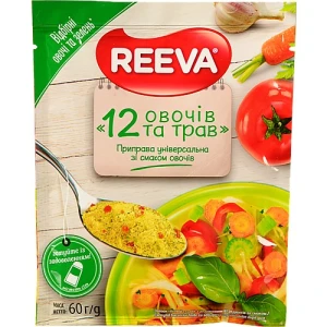 Приправа Reeva 60г 12 овочів та трав