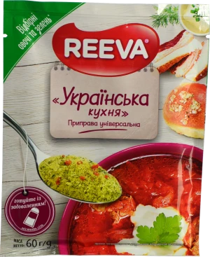Приправа універсальна Reeva Українська кухня 60г
