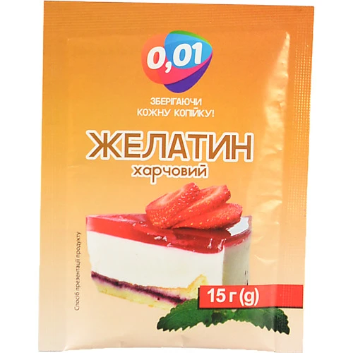 Желатин 0.01 15г