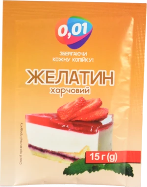 Желатин 0.01 15г