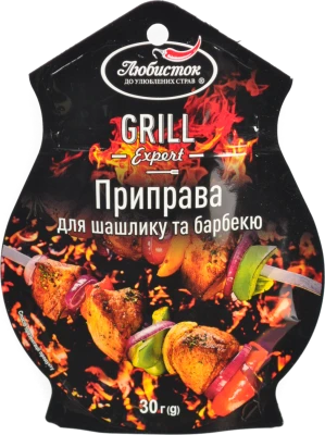 Приправа для шашлику та барбекю Grill Expert Любисток д/п 30г