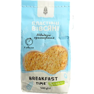 Пластівці вівсяні 500г швидкого проготування