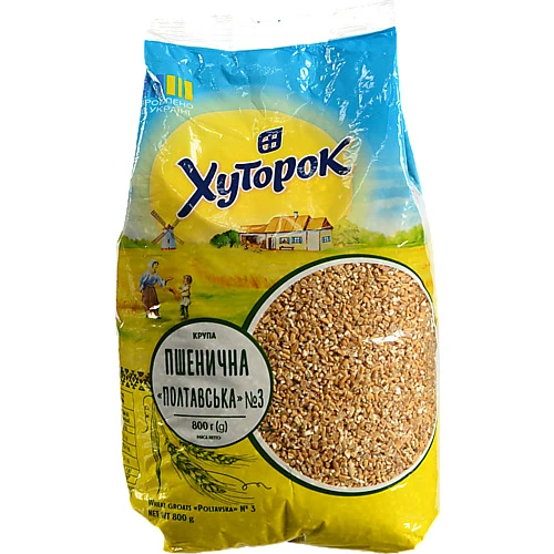Крупа пшенична №3 Полтавська Хуторок м/у 800г