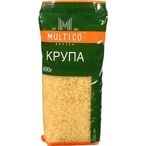 Рис довгозернистий пропарений Multico 400г