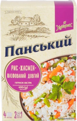 Рис Хуторок Панський Жасмін довгозерний 400г