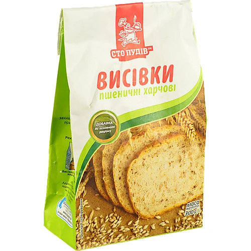 Висівки пшеничні Сто пудів 300г