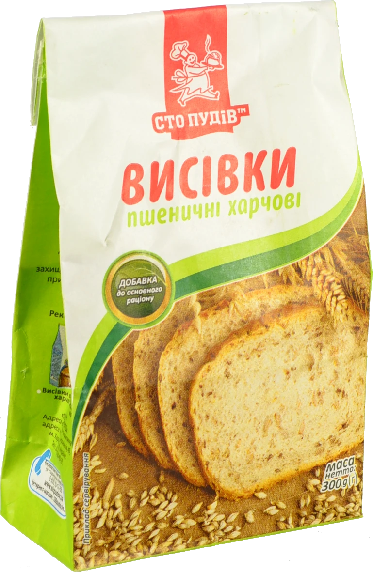 Висівки пшеничні Сто пудів 300г