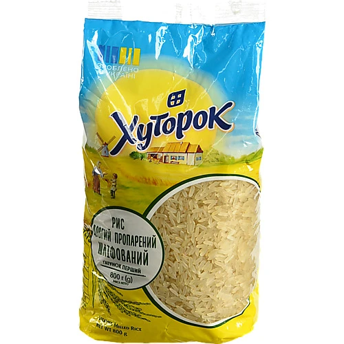 Рис Хуторок 800г пропарений