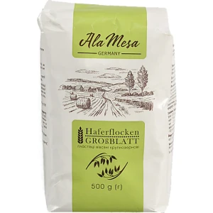 Пластiвцi вівсяні Ala Mesa 500г крупнозернові