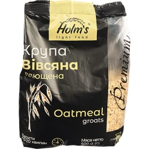 Крупа Holm`s 500г вівсяна плющена п.п