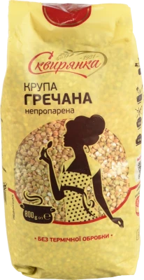 Крупа гречана непропарена Сквирянка м/у 800г
