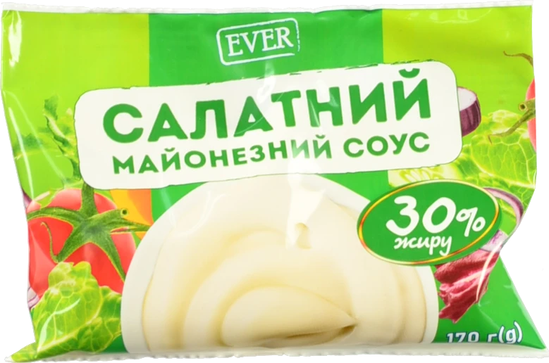 Майонезний соус Ever 170г 30% ф.п