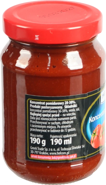 Томатна паста Helcom 190г 30