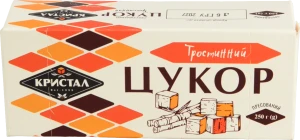 Цукор тростинний Crystal в кубиках 250г