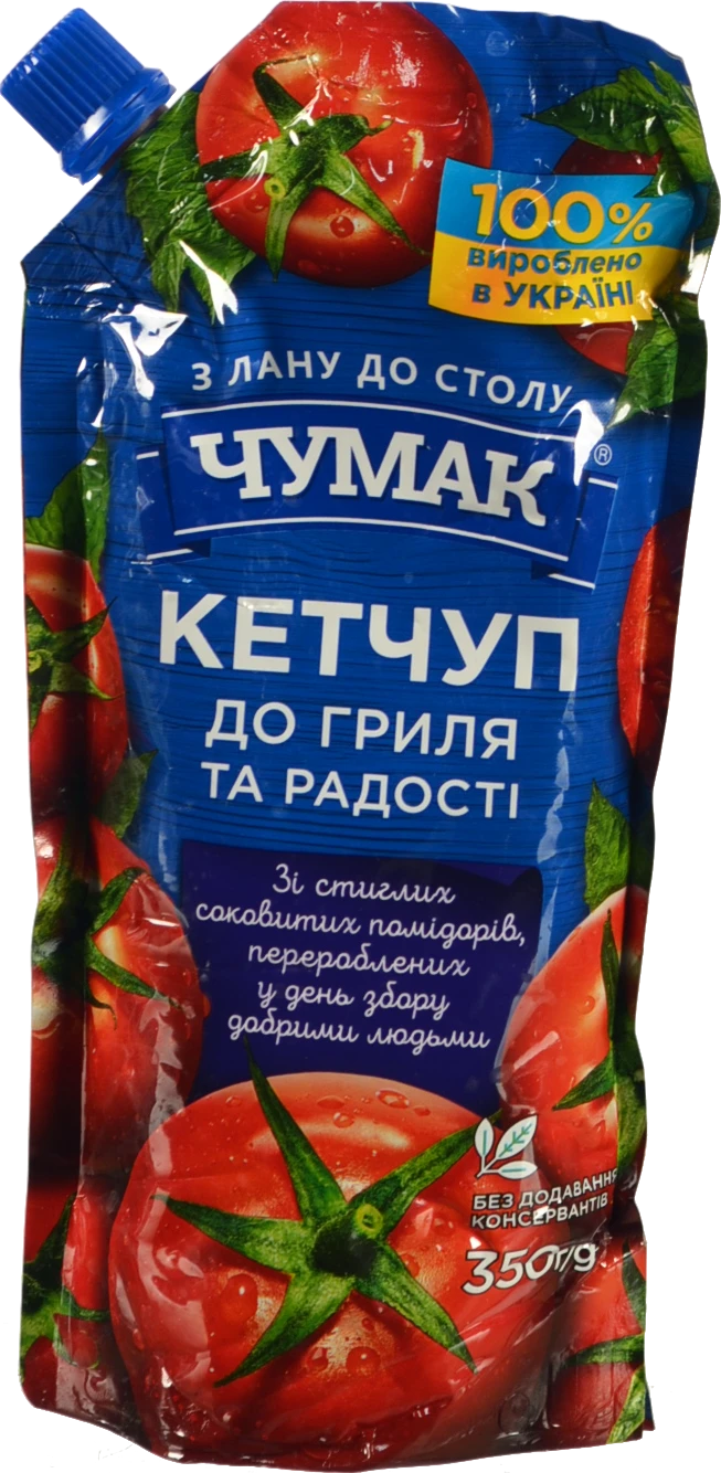 Кетчуп Чумак 350г д.гриля д.п