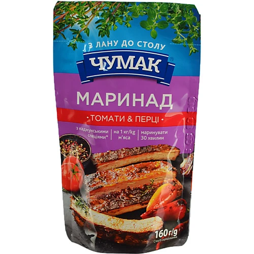 Соус Чумак 160г маринад томати перці д.п