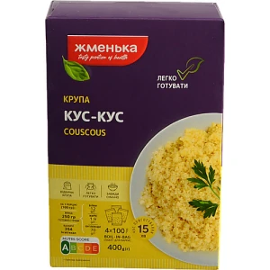 Кус-кус пшеничний Жменька к/у 4х100г