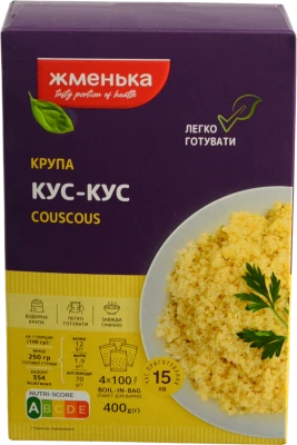 Кус-кус пшеничний Жменька к/у 4х100г
