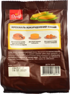Крохмаль кукурудзяний сухий Деко 200г