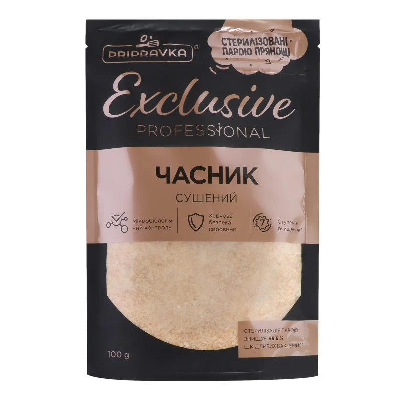 Часник сушений Exclusive Professional Pripravka д/п 100г