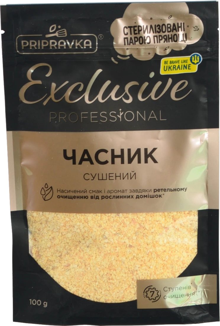 Часник сушений Exclusive Professional Pripravka д/п 100г