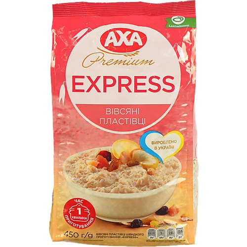 Пластівці вівсяні Express Premium Axa м/у 450г