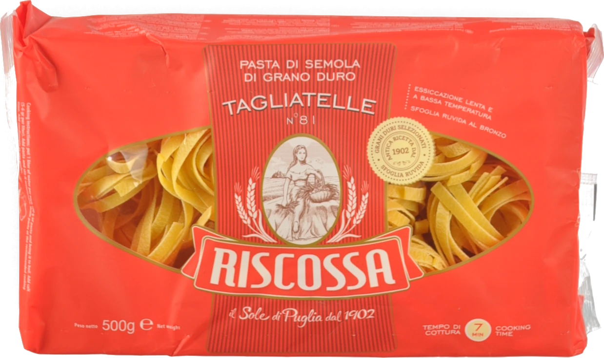 Паста Riscossa 500г тальятелле з твердих сортів пшениці