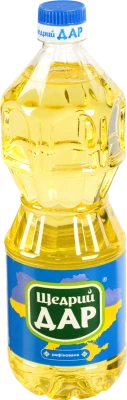 Олія Щедрий Дар 0.85л соняшникова раф.пет