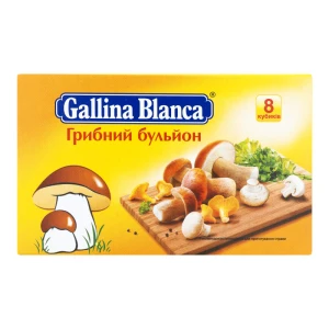 Бульйон грибний Gallina Blanca к/у 8х10г