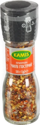 Приправа Чилі гострий Kamis млинок 50г