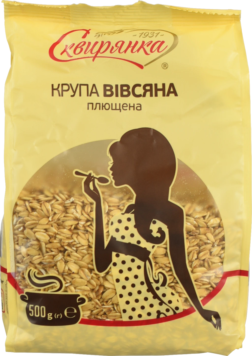 Крупа вівсяна плющена Сквирянка 500г